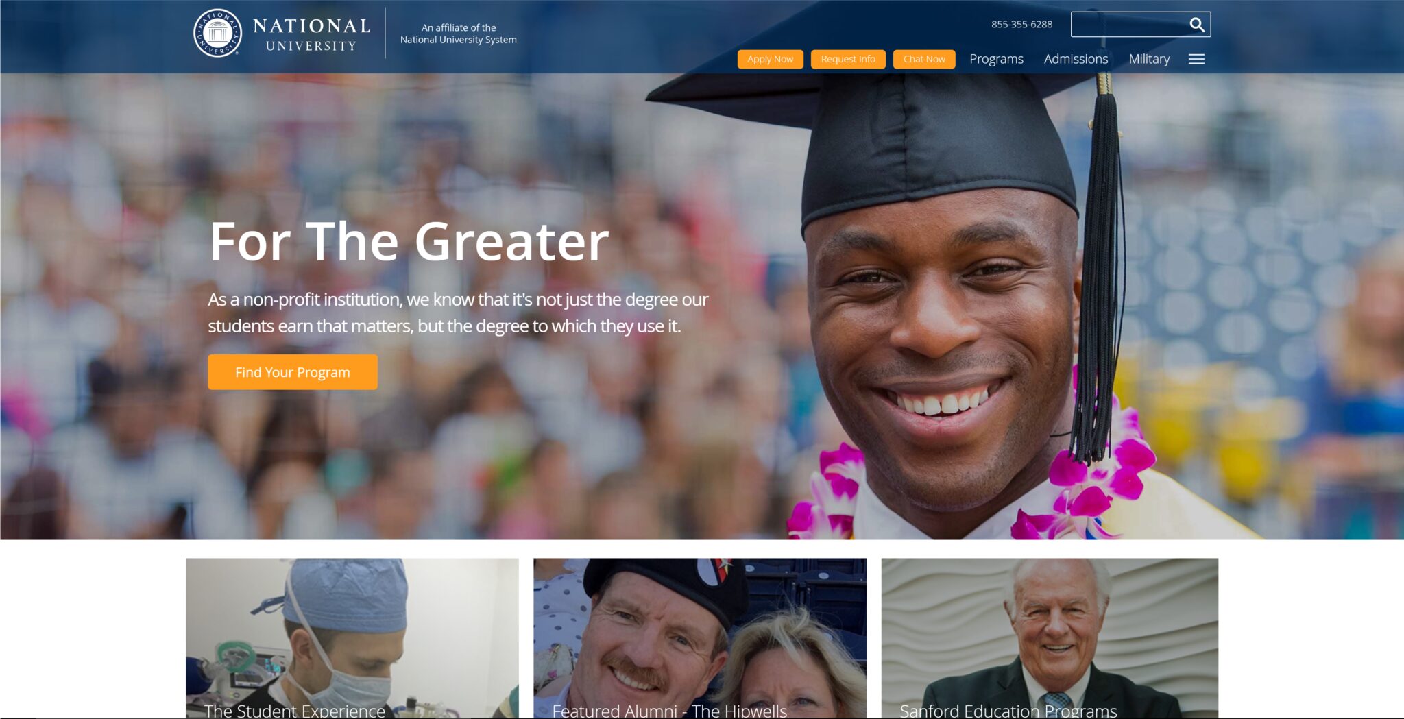 National University website