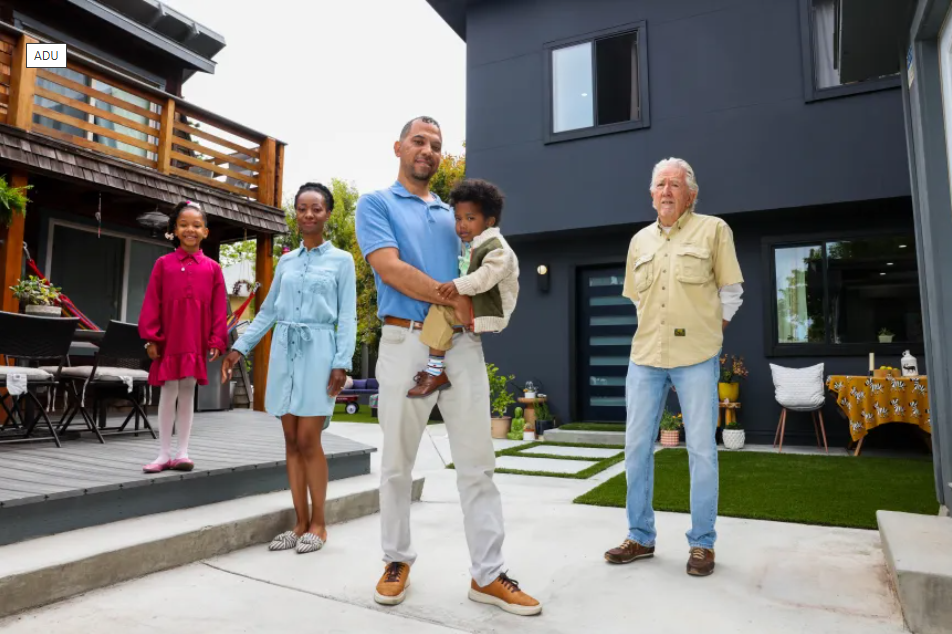 Ontario neighborhood housing with ADU development