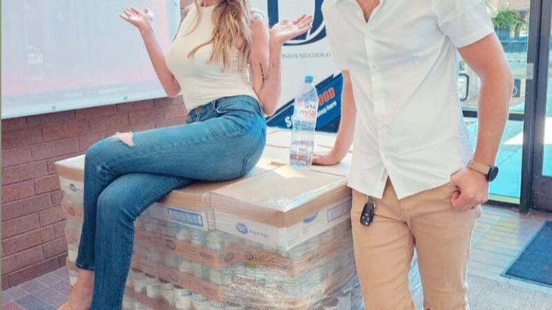 Katie and Travis Provencher, community organizers and Lampkin Foundation event partners.