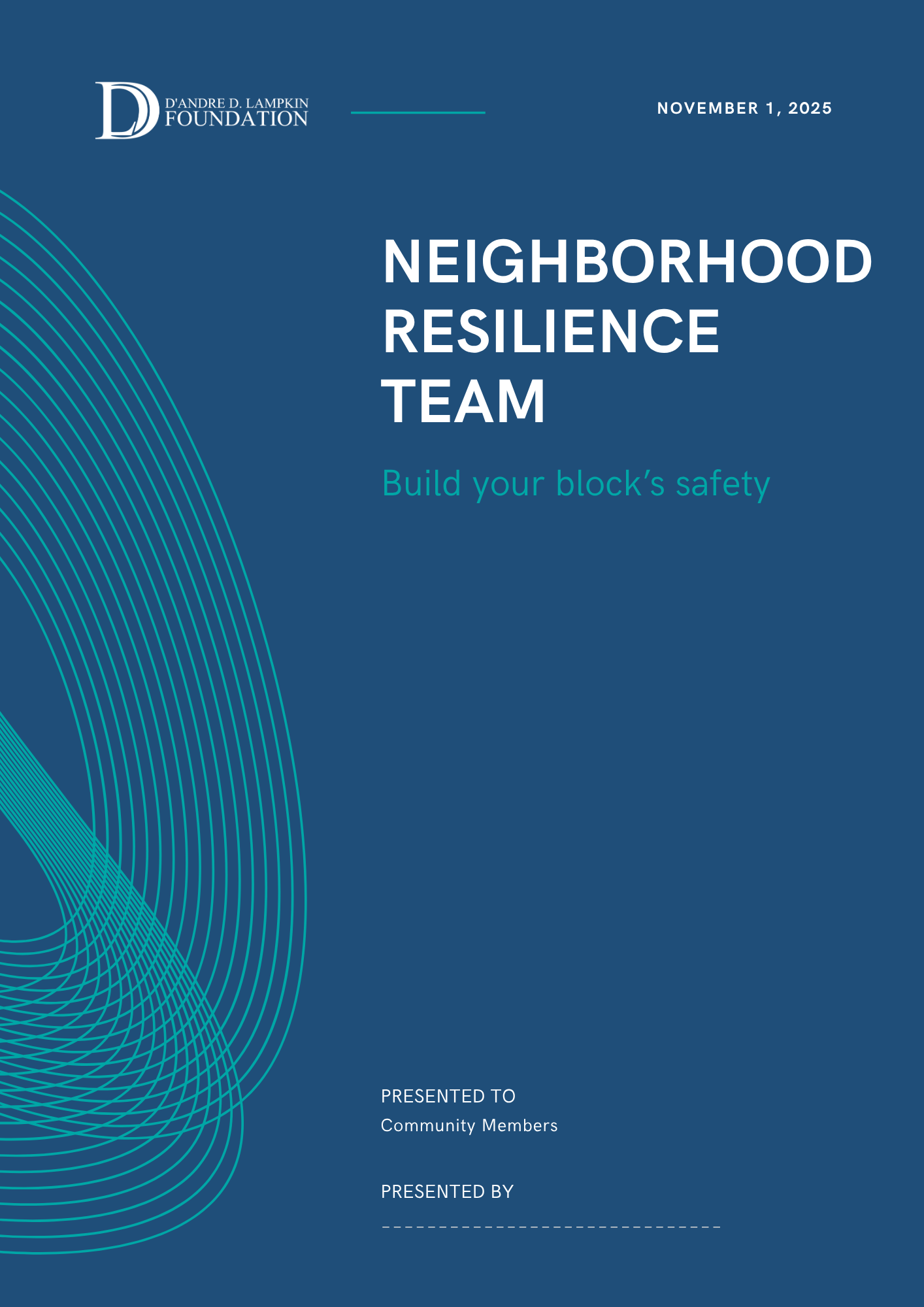 Neighborhood Resilience Team