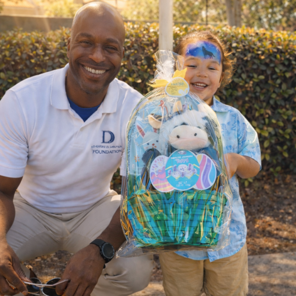 Easter joy with basket winner