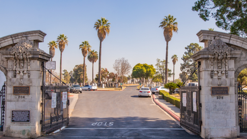 Evergreen Cemetery Los Angeles historic grounds and monuments