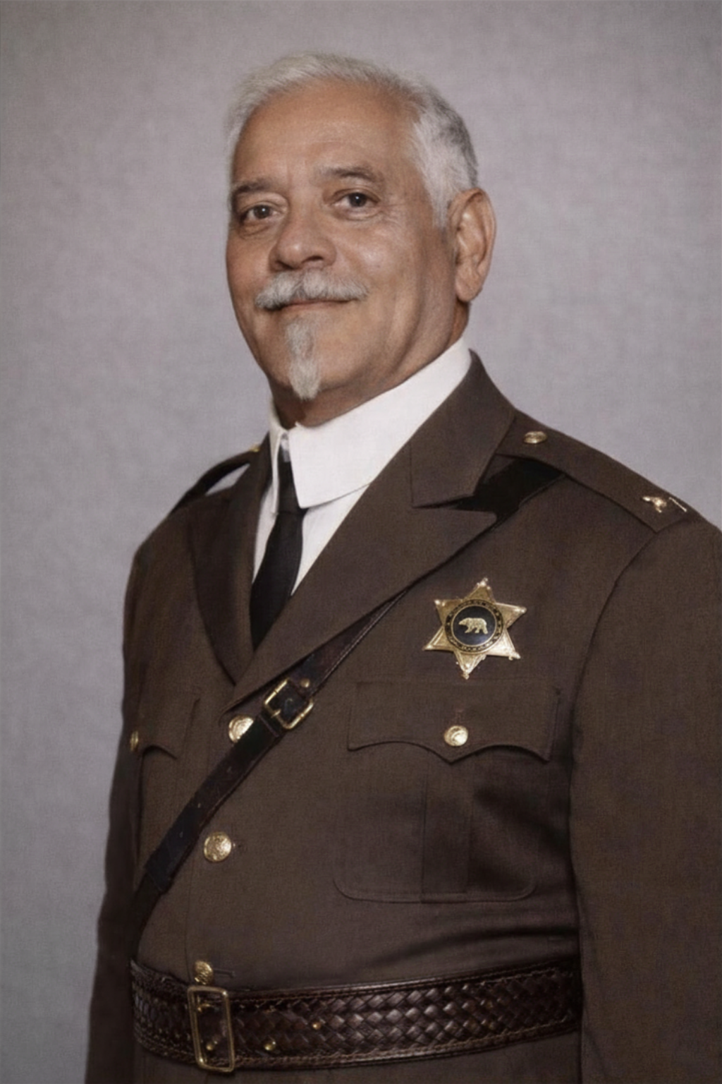 Deputy Julius Boyd Loving in uniform, Los Angeles County Sheriff’s Department, early 1900s