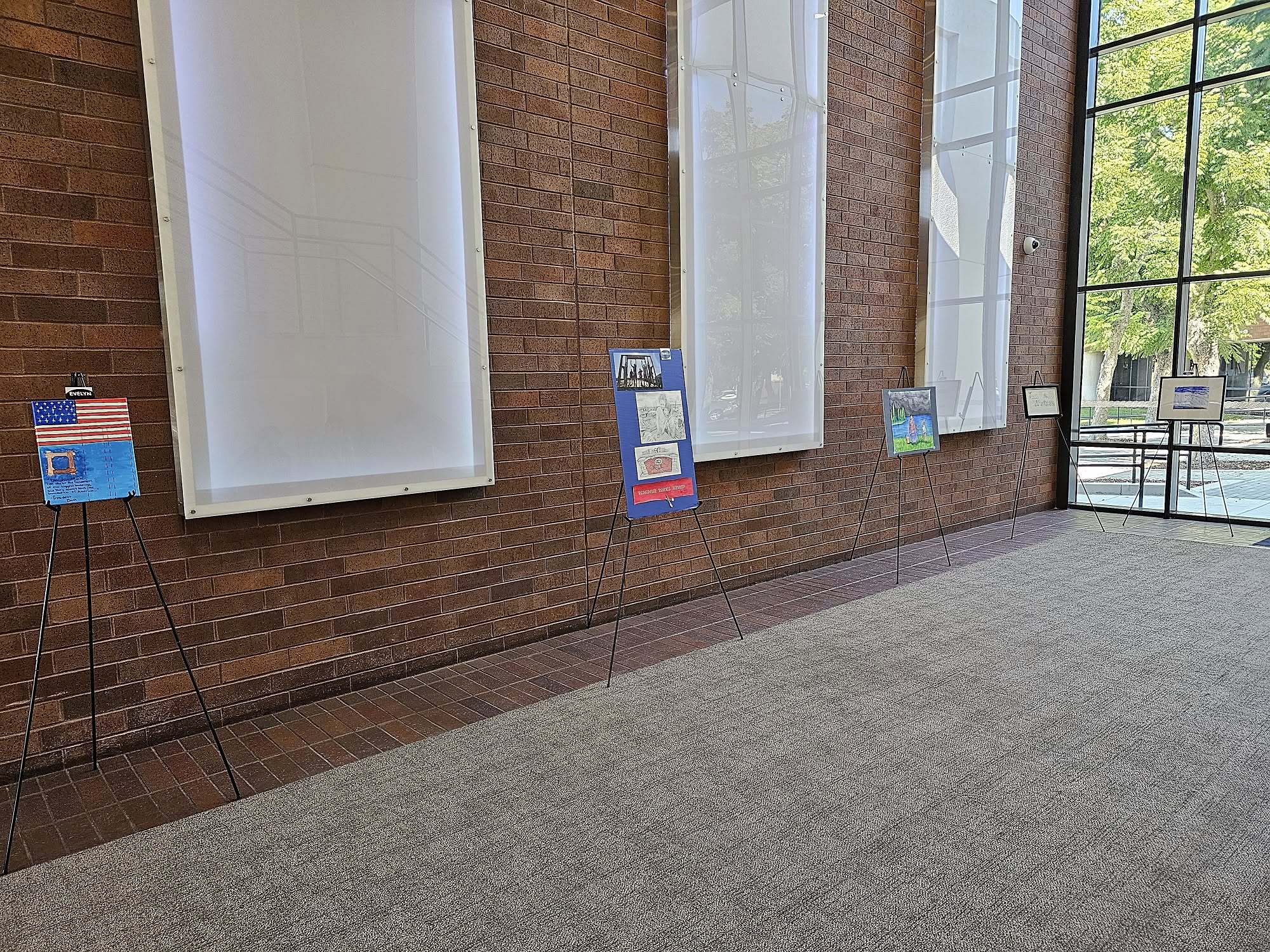 D'Andre D Lampkin Foundation disaster preparedness art exhibit.